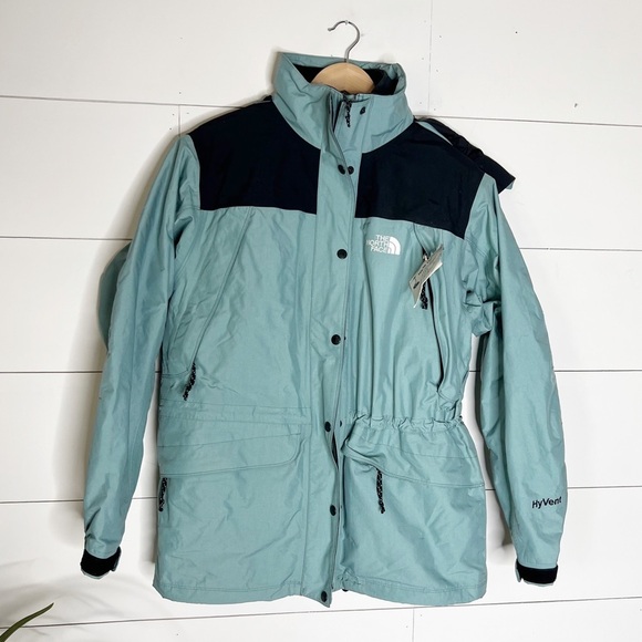 The North Face Jackets & Blazers - The North Face 2 In 1 Jacket Hyvent Women’s Black & Teal